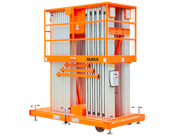 四桅柱铝合金高空作业平台